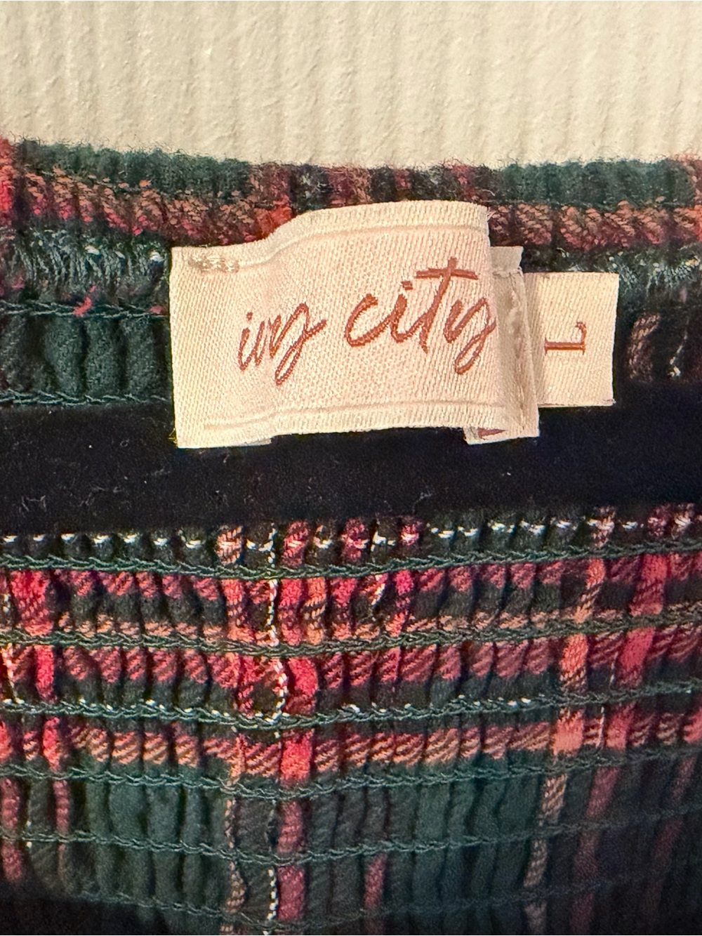 Ivy City Co. Hattie Midi Dress in Evergreen Plaid - Picture 2 of 5